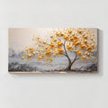 Golden Tree Textured Landscape Painting-FW010