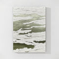Modern Abstract Green Textured Wall Art