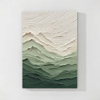Textured Abstract Mountain Wall Art