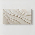 Ivory White Abstract Wall Art-WS002
