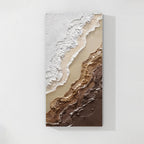 Textured Coastal Abstract Wall Art