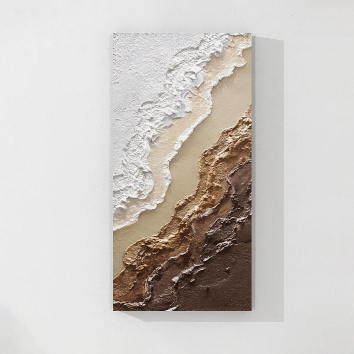 Textured Coastal Abstract Wall Art