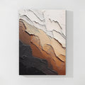 Earth Tone Textured Abstract Painting