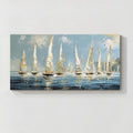 Sailing Boats Seascape Canvas Wall Art