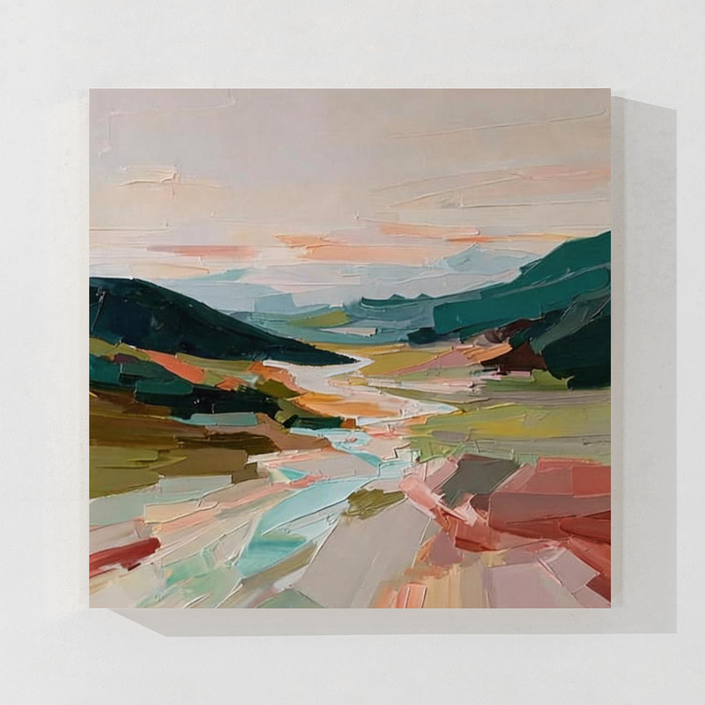 Colorful Abstract Landscape Wall Art
