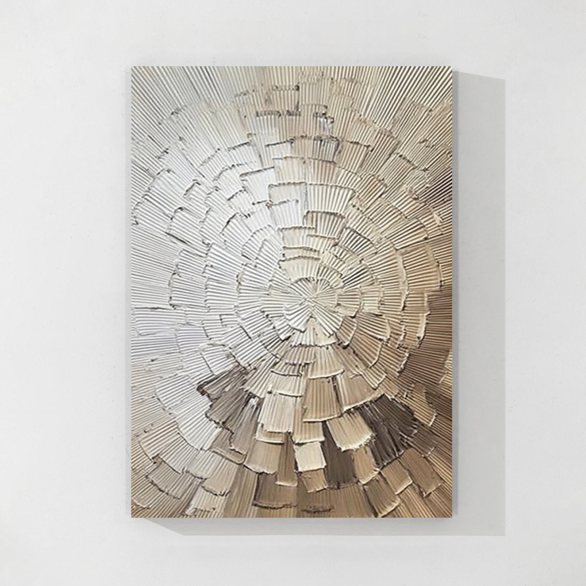 Neutral Textured Abstract Wall Art #007