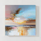 Abstract Coastal Wall Art
